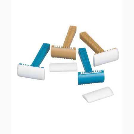 Razor Gent-L-Kare® Single Blade Disposable Weighted Turquoise (25/BX 4BX/CS) by Medegen Medical Products LLC  ID 4776-02